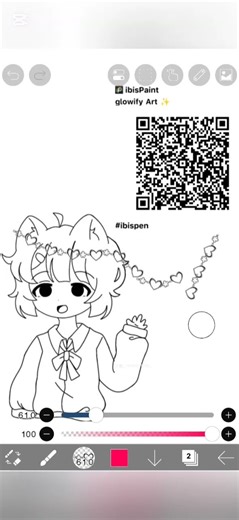 Ibis Paint X Brush Pack | Free Glowify Art QR Code for Amazing Art! #ibispaintx #qrcode