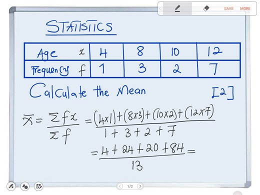 How to find Mean of Grouped Data. Statistics | Genius Pro Online School