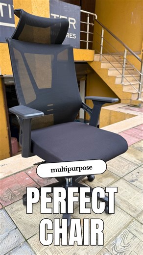 CreativeInter by Amir Akbar | Study Computer chair with all facilities and features. It has revolving, swinging, 360 degree rotate functions also arms are adjustable... | Instagram