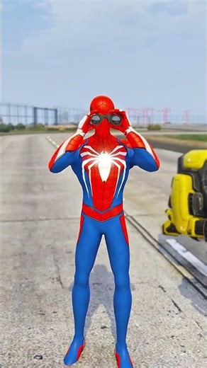 SUPERHEROES RACE CHALLENGE WHO IS WIN 🏆 #shorts #short #3d #spiderman #anime