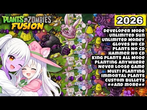 UPDATE‼️ Plants vs Zombies FUSION 3.3.1 MOD MENU - Android APK