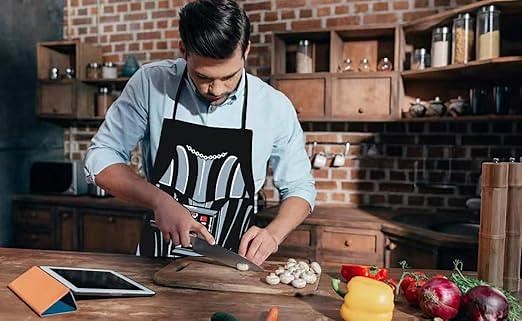 Chef Kitchen Apron for Men Waterproof Oil Proof