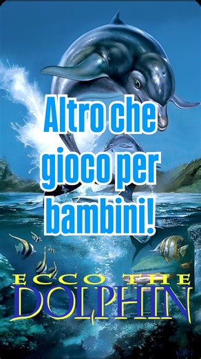 Michele Colucci on Instagram: "Quando dietro un innocente 🕹️ gioco sui delfini 🐬 si nascondono teorie sugli alieni 👽, abuso di sostanze allucinogene e tanta tanta paranoia😁. Vabbè però a parte questo Ecco the dolphin è un gioco che quasi tutti i possessori di Megadrive ricorderanno… o no? #mikearcade #eccothedolphin #retrogaming #segagenesis"