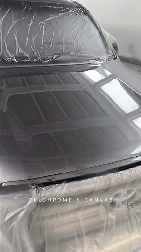 From Rough to Mirror Finish 🔥 | Professional Car Painting Process |ZK Chrome & Canvas #car #panting