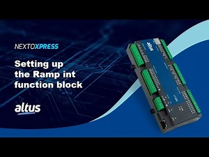 Nexto Xpress #63 - Using the RAMP INT function block