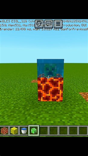 This Creeper Hack Will Shock You 😈💣 Minecraft #minecraft #ytshorts #shorts