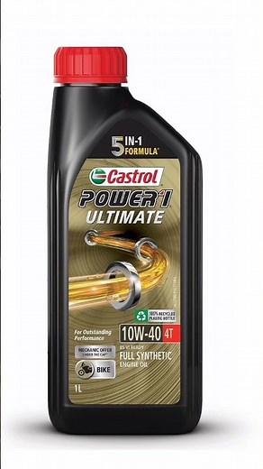 Castrol and Motul Full-Synthetic engine oil