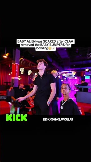 Baby Alien is TERRIFIED of Bowling Without Bumpers 😭