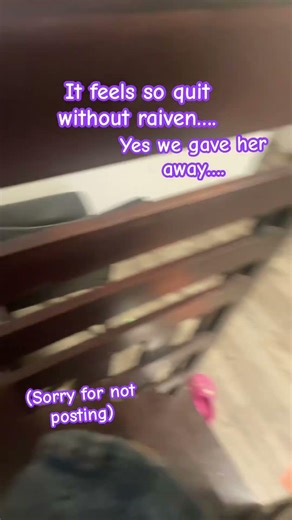 It feels so lonely….(she gave birth btw)