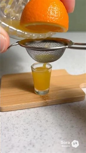 Miniature Orange Juice Making | Start to Finish | ASMR