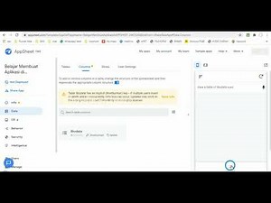 CARA MENAMPILKAN DATA YANG EXCEL KE APPSHEET