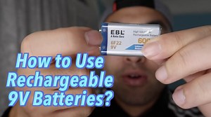 Watch How to Use EBL Rechargeable 9V Batteries? on Amazon Live