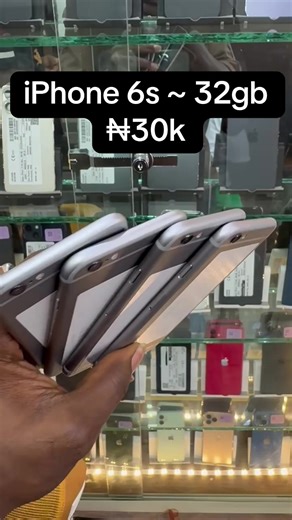Apple iPhone 6s 📍 32gb 📍 Non-cellular. 📍 Uk Used & used neat 🏷️ ₦30k each #iphone #fyppppppppppppppppppppppp #trend #iphone6 #positivity