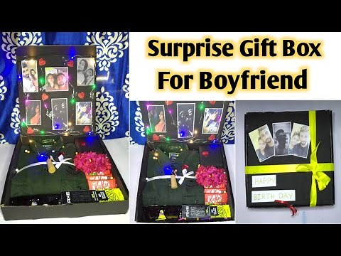 Surprise Gift Box For Boyfriend Birthday!! Surprise Birthday Gift Box Ideas!! ‪@Paroscraft‬