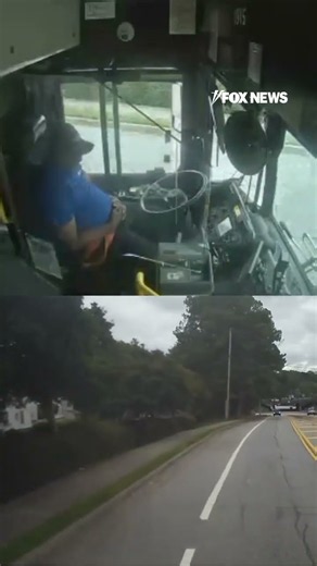 WATCH: Bus driver appears to FALL ASLEEP, crash with passengers on board