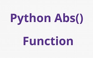 【思维教学】Python3 abs() absolute value 绝对值