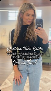 1.6K views · 1.2K reactions | Which dress should this western bride wear? ‍♀️ #bridalshop #wildrosebridal #effingham #aline #bridalgown #weddingdress #bridalinspo #weddinginspo #bridetobe #engaged #weddingday #western #westernbride #bridalreels #weddingreels | Wild Rose Bridal Effingham | Facebook