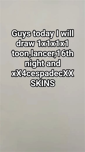 drawing of 1X1X1 SKINS