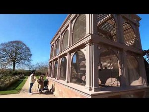 Elizabethan Garden in Kenilworth Castle, Warwickshire England (English Heritage)