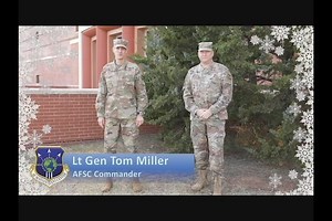 AFSC Commander and Command Chief deliver 2021 holiday message