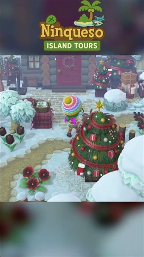 The Winter Wonderland of Ellowen | ACNH | Ninqueso Island Tours #animalcrossingnewhorizons #acnh