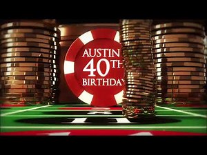 Casino Night Video Invitation – Vegas-Style Birthday or Poker Party