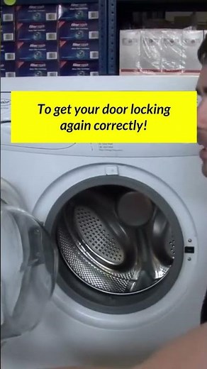 Easy Way To Replace Your Washing Machine Door Lock!