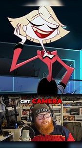 A glimpse behind the camera! Watch a man juggle marital status jokes with cartoon characters while prepping for a shoot. What could go wrong? #hazbinhotel #reaction #season2 #fyp #episode4 | Andreas SSG
