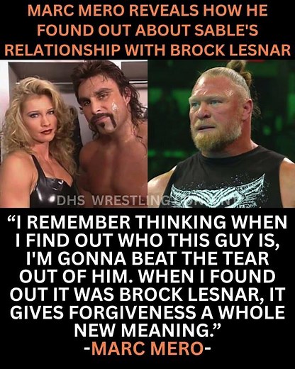 Marc Mero Reveals How He Found Out About Sable's Relationship With Brock Lesnar #wwe #viral