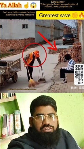 ya Allah ☝️😱Survived for the man #shorts #status #short