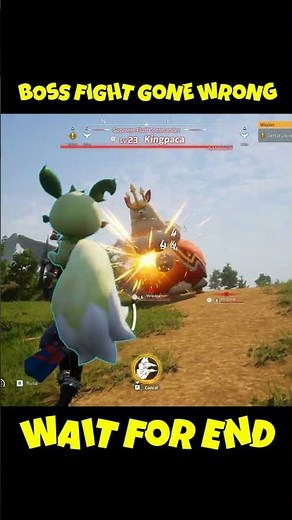 Boss Fight Gone Wrong 🔥 Palworld Gameplay #palworld #gaming #viral #palworldgameplay