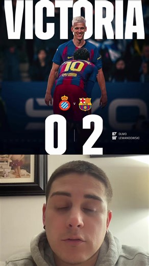 El FC Barcelona sigue firme en la punta del torneo español tras vencer en un partido complicadisimo 0-2 al Espanyol en el derbi catalán #futbol #laliga #fcbarcelona #espanyol #lewandowski