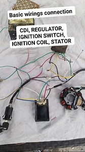 Basic wirings connection CDI, REGULATOR, IGNITION SWITCH IGNITION COIL REGULATOR https://www.facebook.com/share/v/TiHAbKq4ixtj5hCK/?mibextid=oFDknk | Kalikot VLOG TV