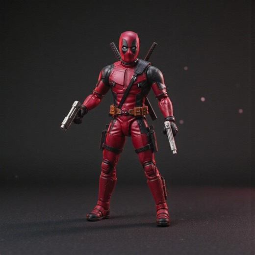 Deadpool Articulated Action Figure 3D STL Files - Etsy