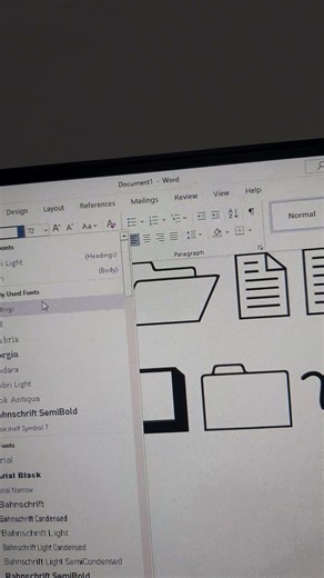 Create Symbols Instantly in MS Word using Wingdings 🔥 #shorts #windows11