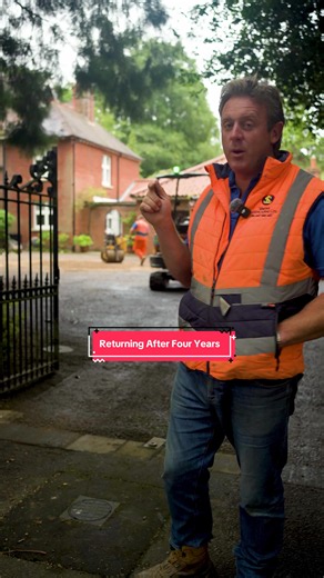 Norfolk resurfacing after four years | landscaping driveway sweep