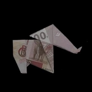 1.2K views · 22 reactions | Drop into the Museum, step up to our touch wall and do some #origami? You sure can. Unfold this origami elephant to reveal a Congolese bank note—with an elephant on it, of course. We have over 400 artifacts to explore on our touch wall, one of the biggest in Canada. #WorldElephantDay 100 francs, Democratic Republic of Congo, 1998 | Bank of Canada Museum | Facebook
