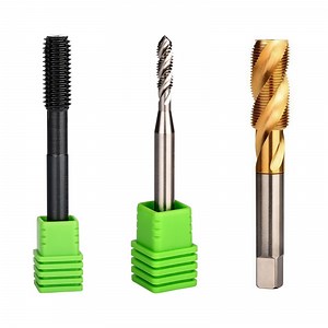 [Hot Item] CNC Right Left Tapping HSS Cutting Machine Titanium Plated Spiral Fluted Powder Thread Taps