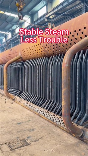 Double drum structure Stable steam for real factory loads #SteamBoiler #BiomassBoiler #CoalBoiler #IndustrialBoiler #FactorySteam