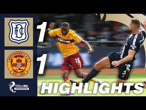 Dundee 1-1 Motherwell | HIGHLIGHTS | William Hill Premiership