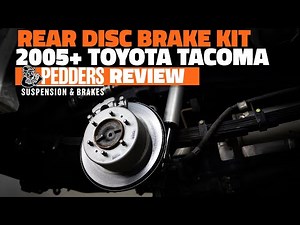 Toyota Tacoma Rear Disc Brake Conversion/Upgrade Kit from Pedders