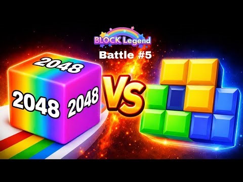 Jelly Run 2048 vs Block Blast Battles [Part 5] | Jelly Tube Run 2048 (8K & 16K High Score Unlocked)