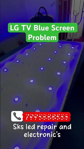 lg tv blue screen problem solv