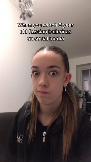 5-Year-Old Russian Ballerina Dancing in Pointe Shoes