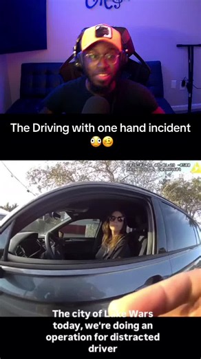 Driving with one hand: Pompano County Sheriff's Office bodycam