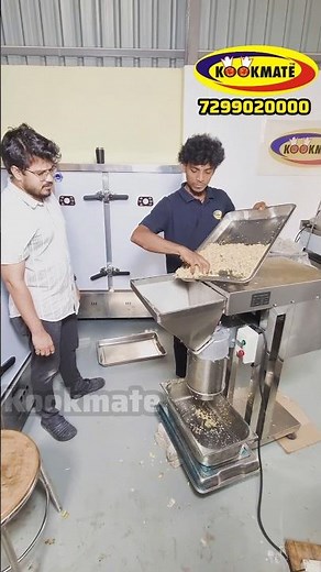 Testing Commercial Vegetable Paste Making Machine |Ginger Garlic Shredding Machine #kitchenequipment