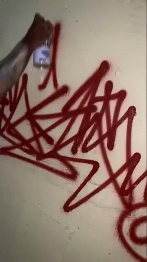 How to use spray paint /graffiti style easy tutorial /Use spray with ease