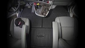 1.3K views · 18 reactions | We talk about our floor mats' tray-system quite a bit, but here it is in action. See how the raised edge keeps everything on the mat? This makes cleaning up the interior of the cab SO much easier because you just remove the mats, hose 'em off, and stick them back in! It really is that simple. #Trucking #SemiTrucks #FloorMats #Minimizer #TestedAndTortured | Minimizer | Facebook