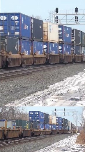 Big CSX Train Switching Tracks at 30 MPH