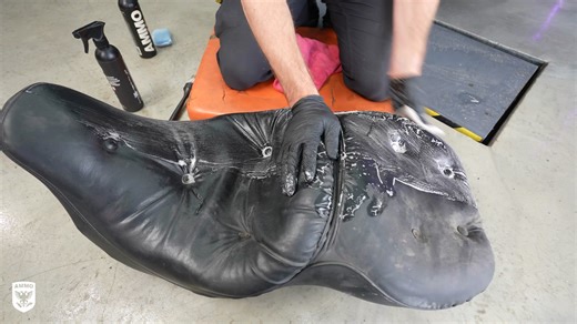 3.8K views · 108 reactions | This is a 2000 Harley Davidson Electra Glide getting its first wash and detail in 10 years! I go through the step by step process of motorcycle detailing on this super dusty Harley. Super excited to get this bike cleaned up so the legend can roll on! #ammonyc #harleydavidson #motorcycle #detailing | AMMO NYC | Facebook